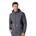 Bonded fleece scrub hoodie