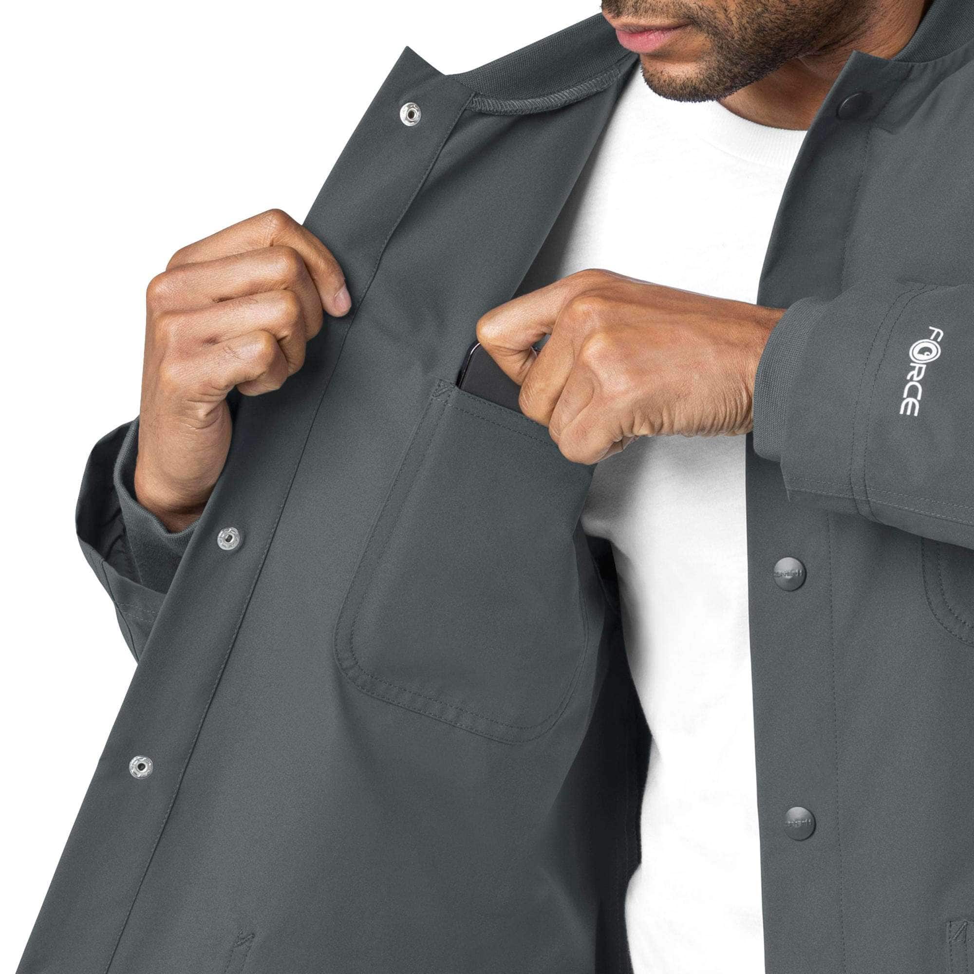 Unisex force essentials chore scrub coat