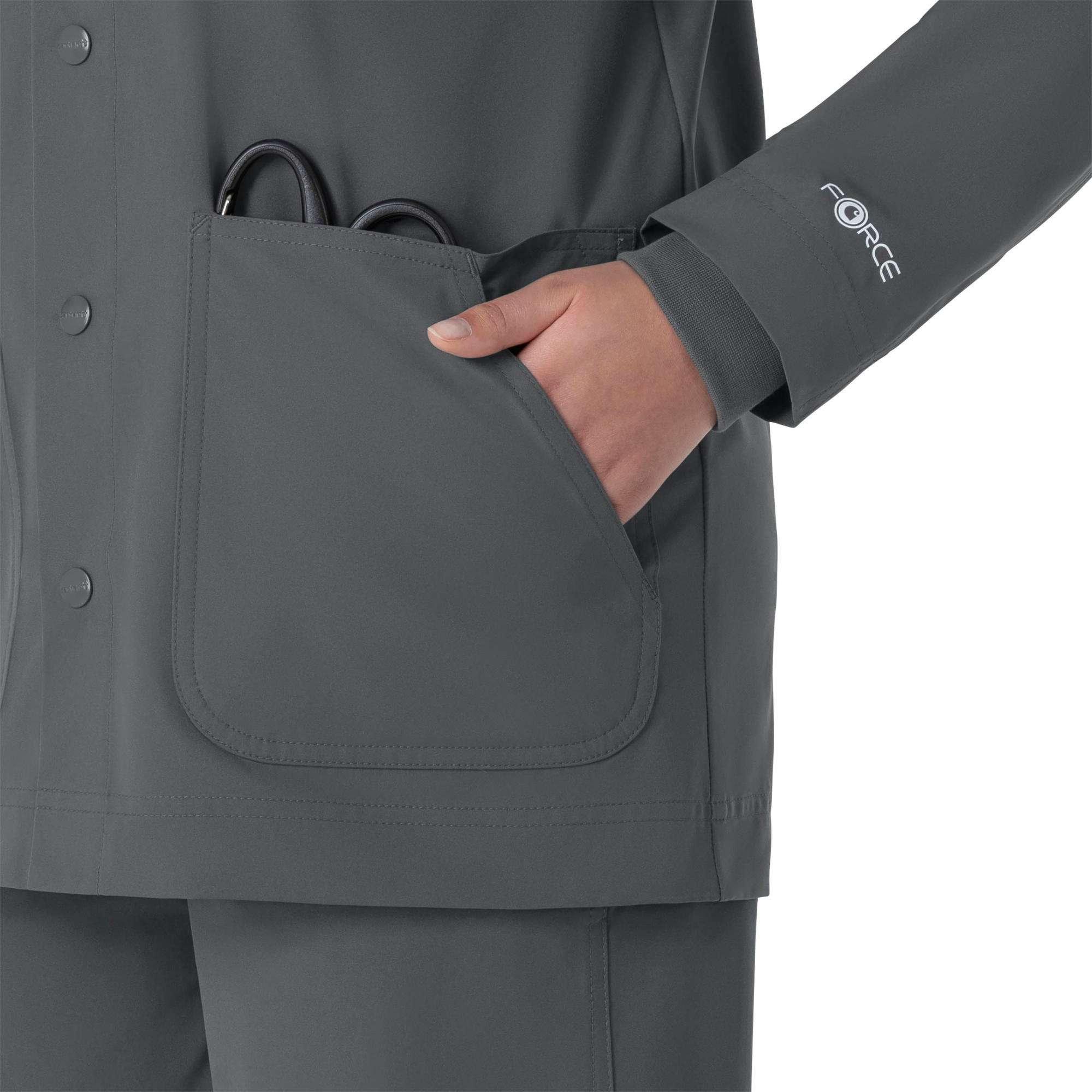 Unisex force essentials chore scrub coat