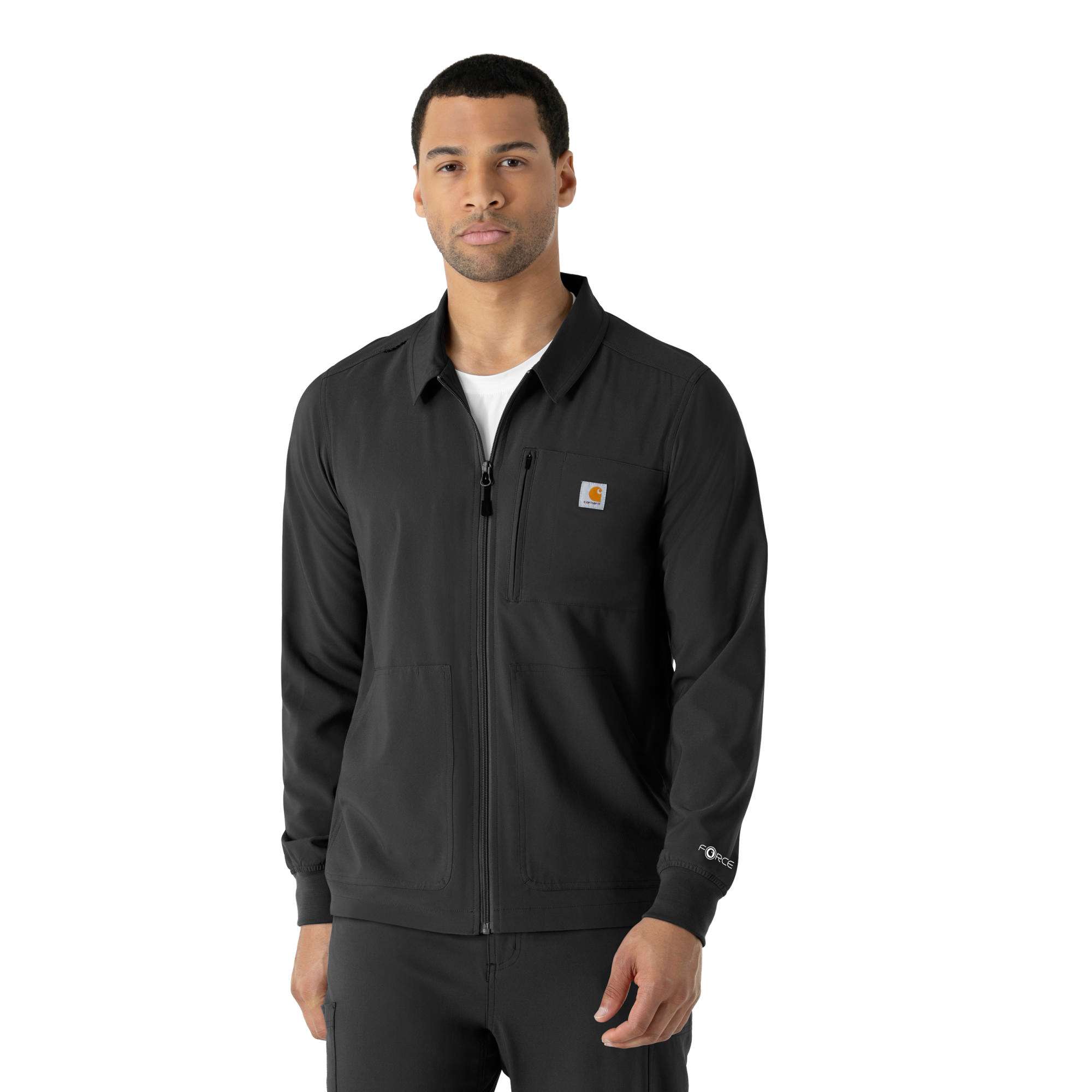Force cross-flex lightweight scrub jacket