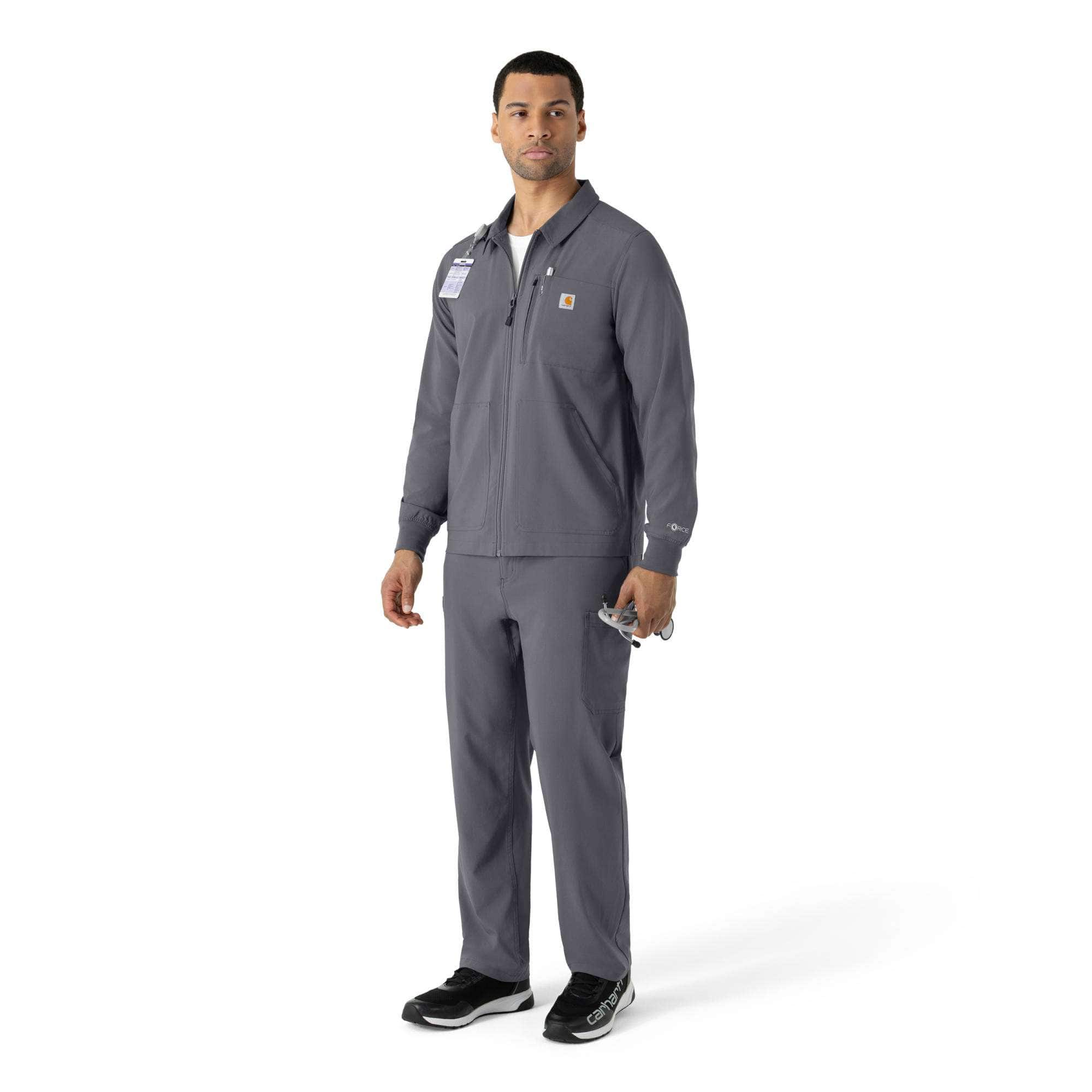 Force cross-flex lightweight scrub jacket