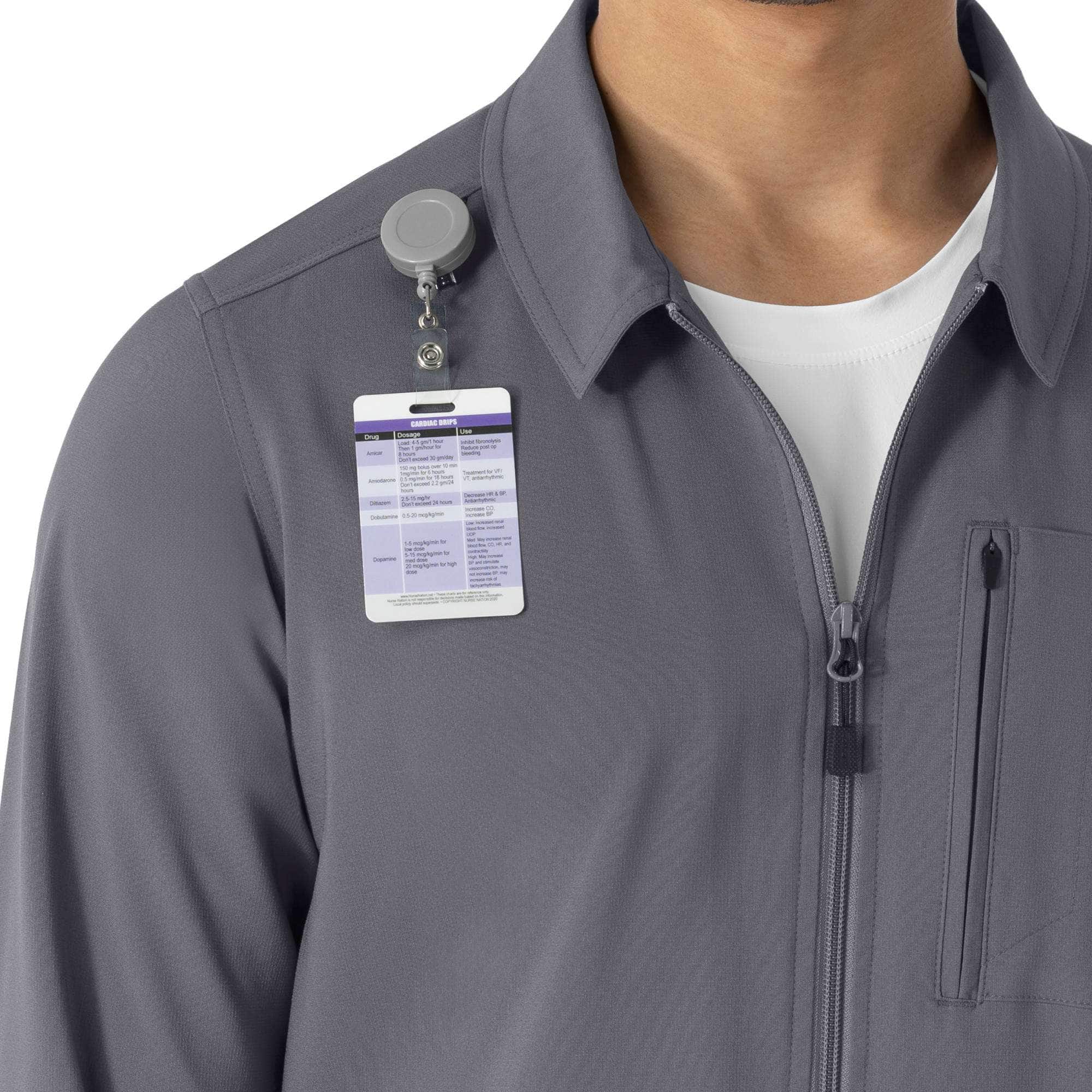 Force cross-flex lightweight scrub jacket