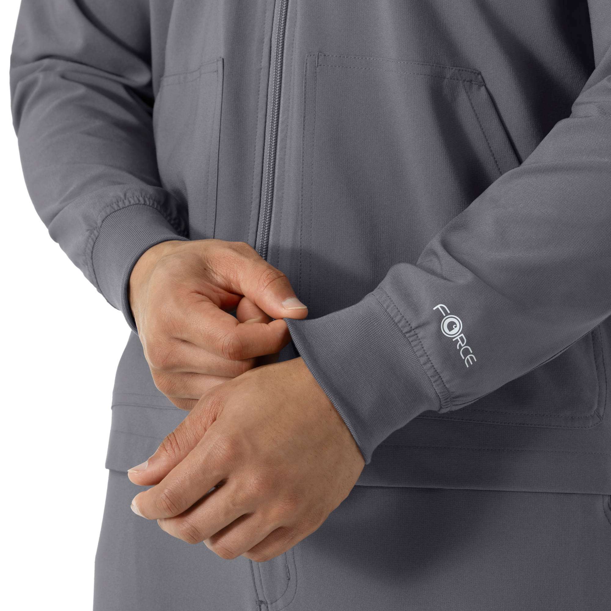 Force cross-flex lightweight scrub jacket