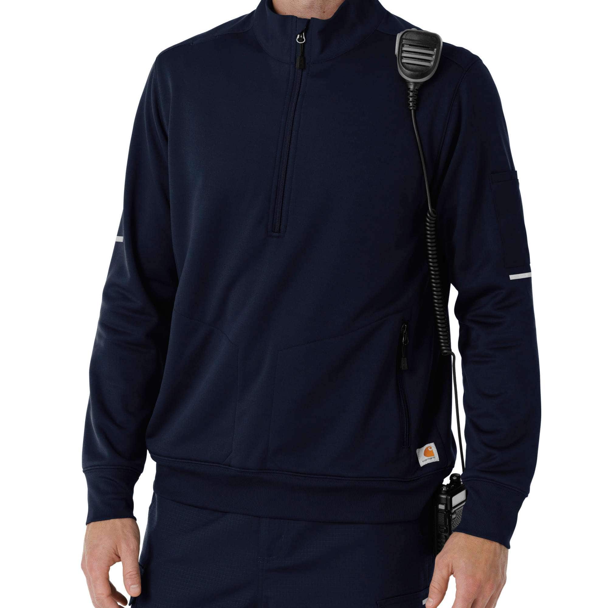Rugged flex® rscu scrub half zip