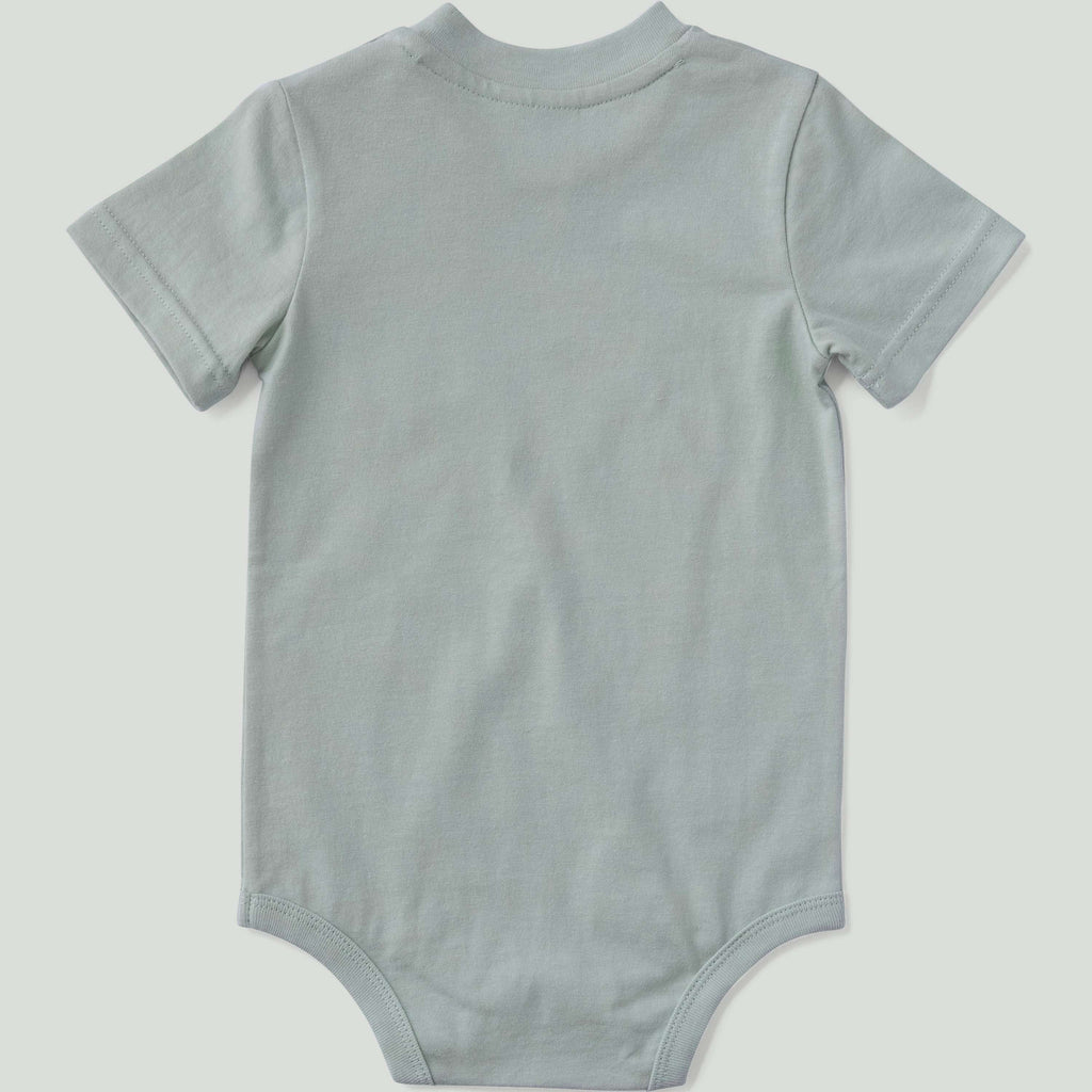 Kids' short sleeve pocket bodysuit (baby)