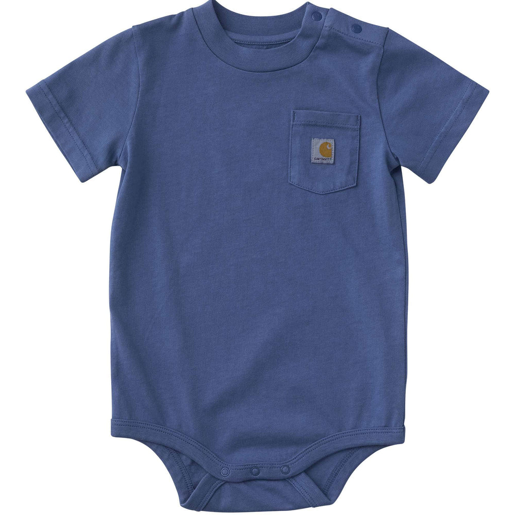 Boys' short sleeve pocket bodysuit (baby)