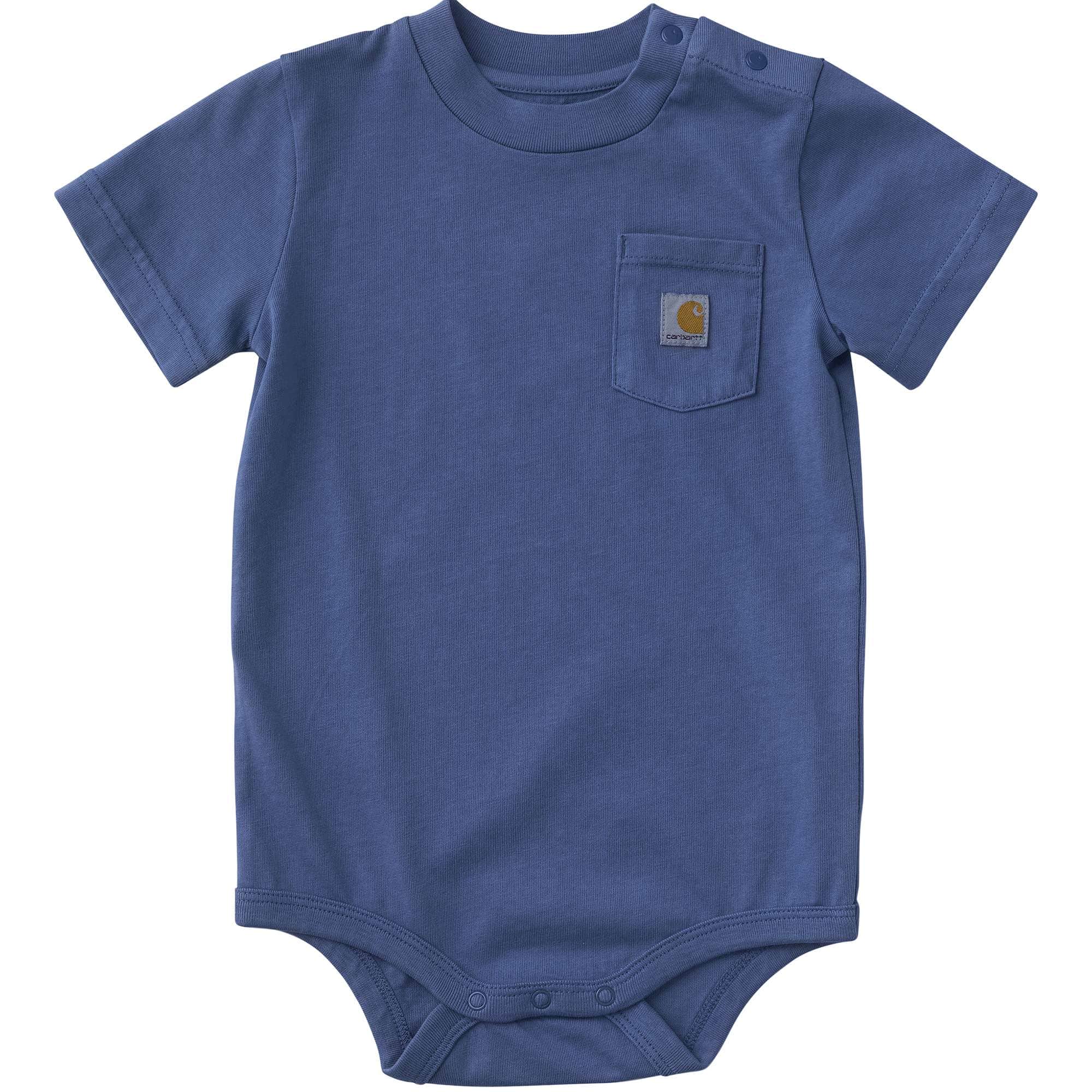 Boys' short sleeve pocket bodysuit (baby)