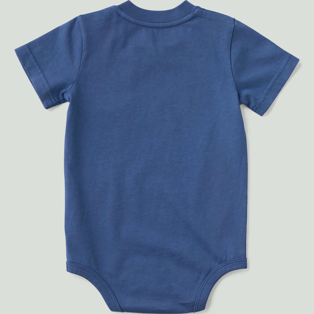 Boys' short sleeve pocket bodysuit (baby)