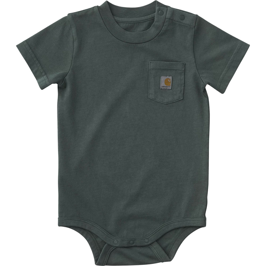 Boys' short sleeve pocket bodysuit (baby)