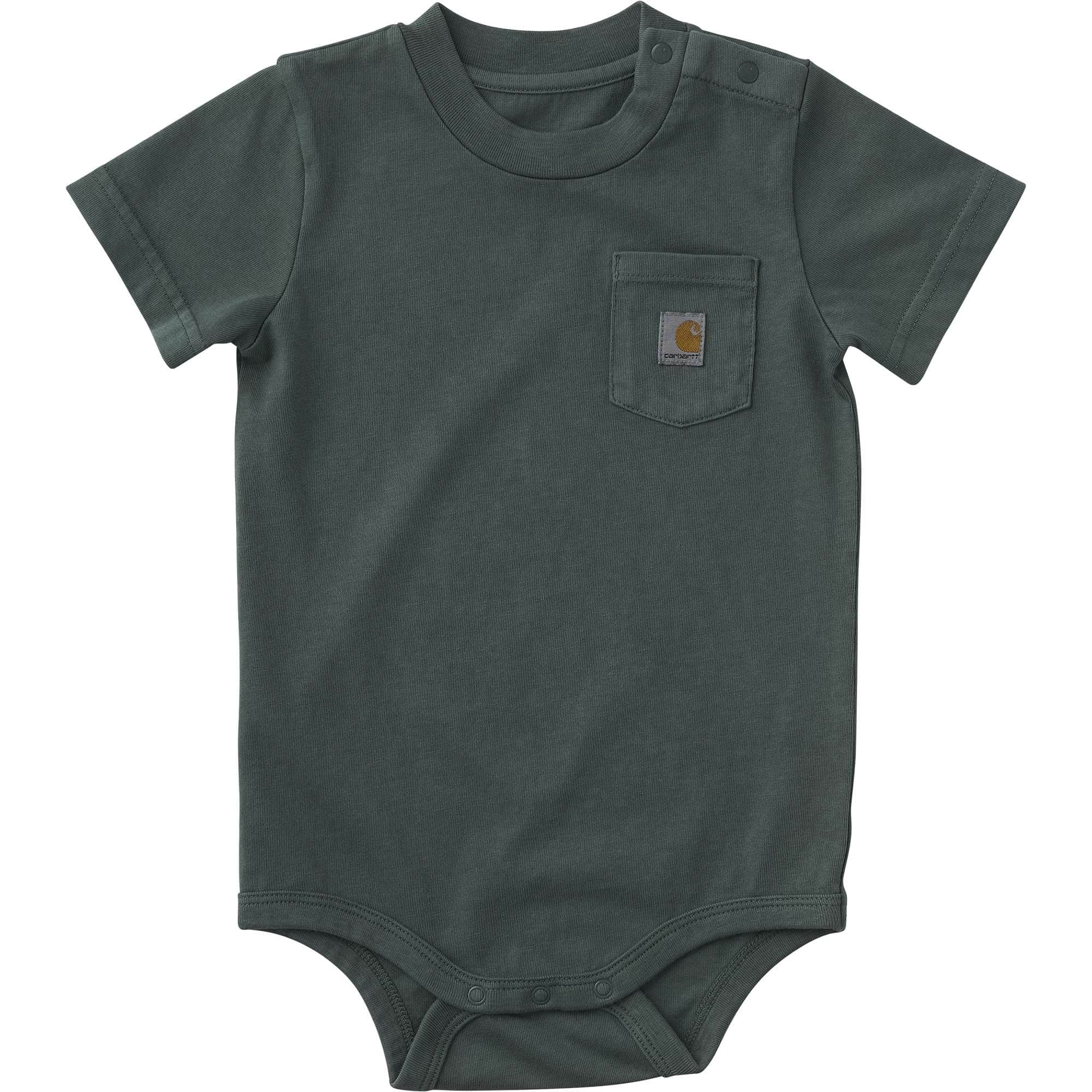 Boys' short sleeve pocket bodysuit (baby)