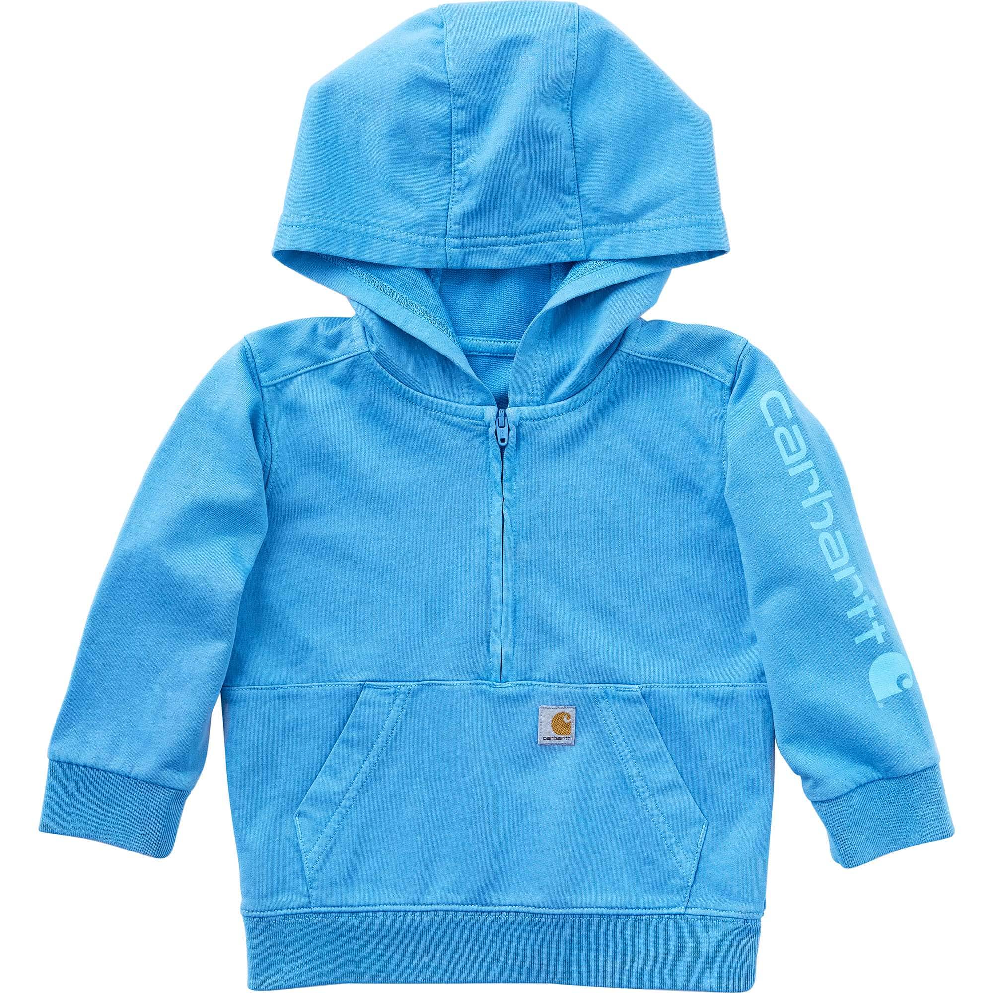 Kids' long sleeve re-engineered garment dye half-zip sweatshirt  (baby/toddler)
