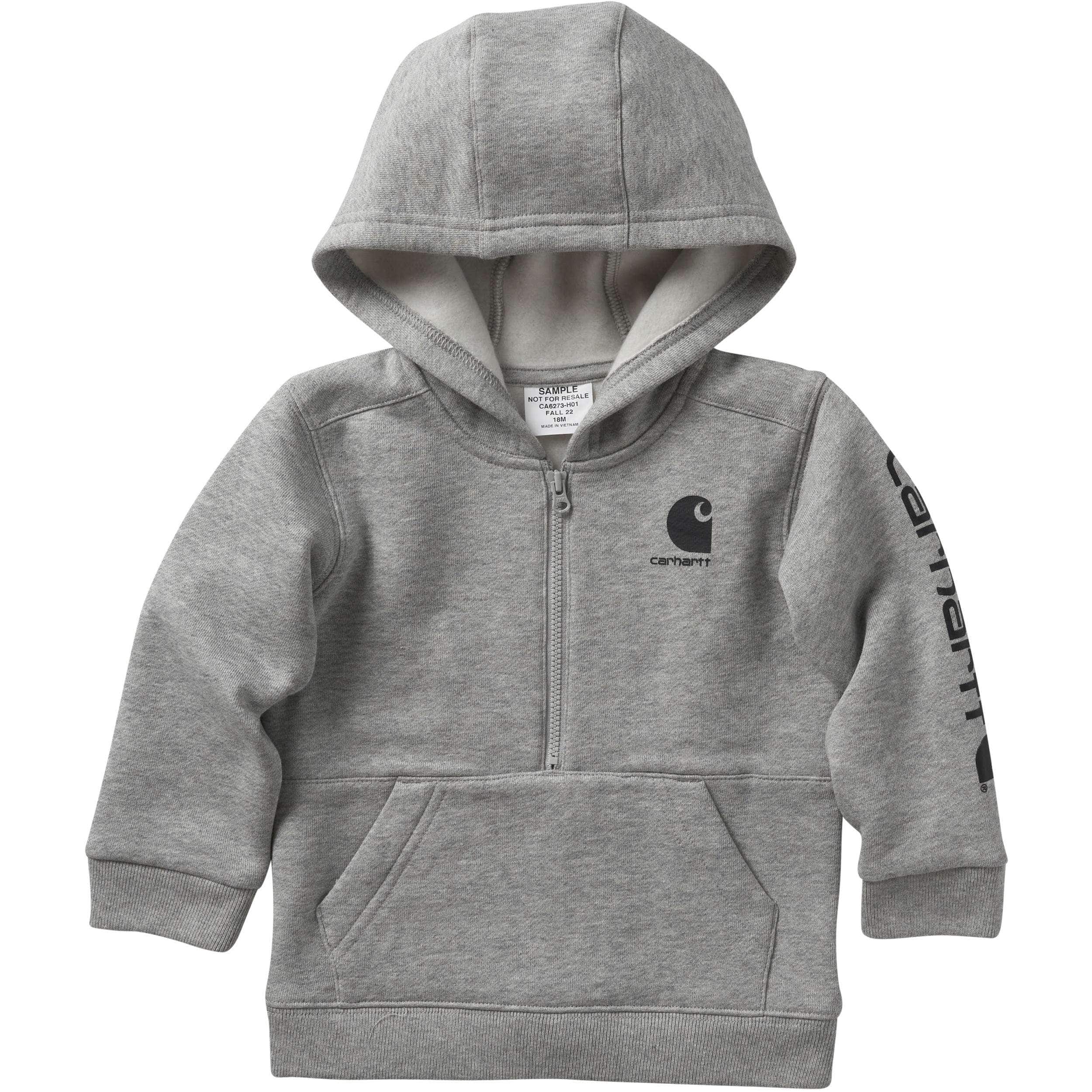 Boys' long-sleeve half-zip sweatshirt (baby/toddler)