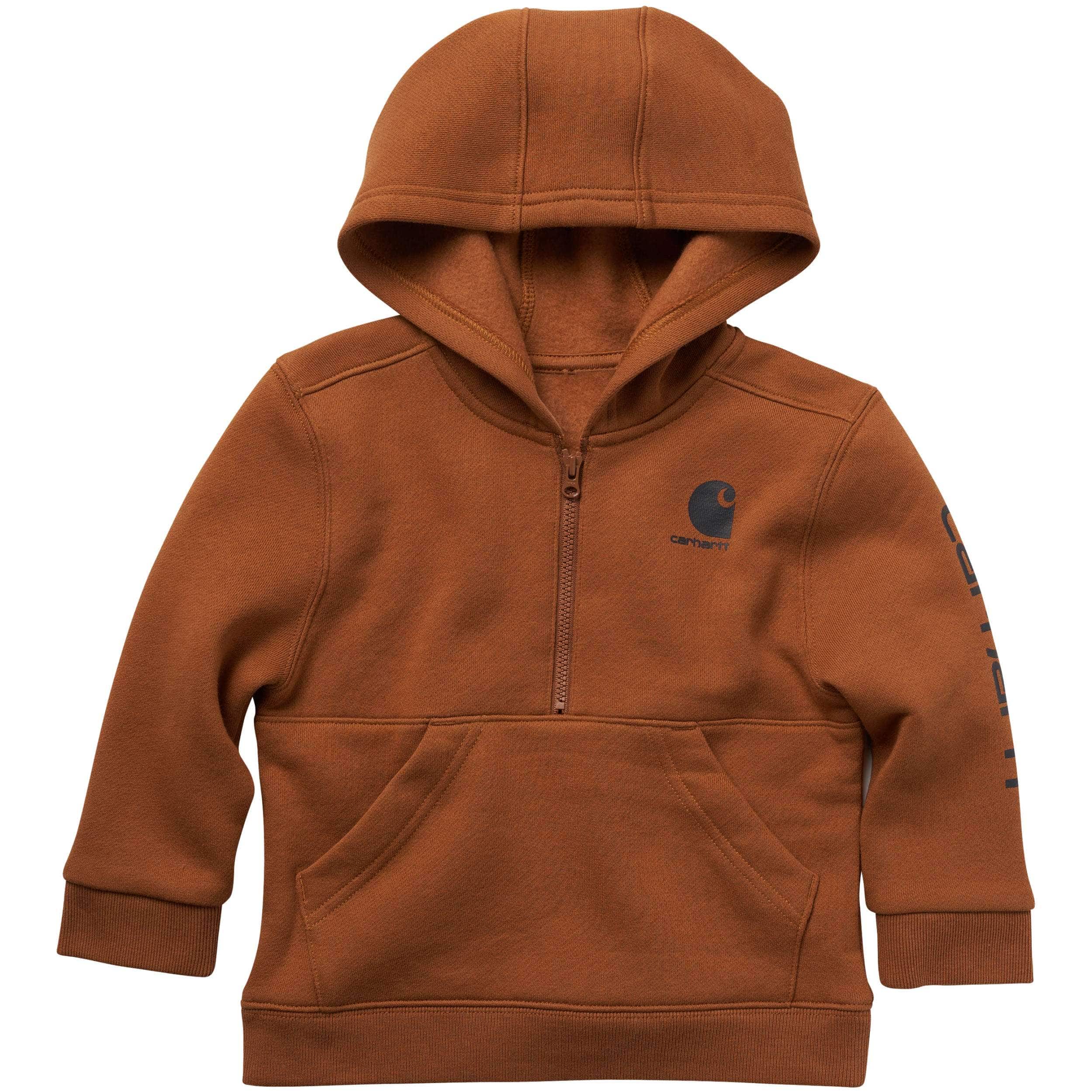 Boys' long-sleeve half-zip sweatshirt (baby/toddler)