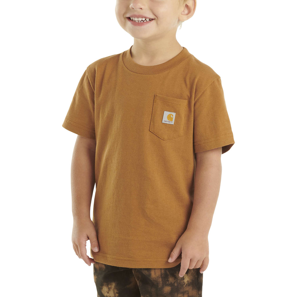 Kids' short sleeve pocket t-shirt (toddler/child/youth)