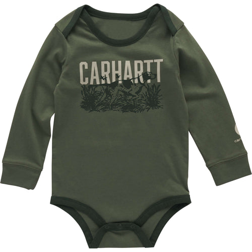 Boys' long sleeve dog bodysuit (baby)