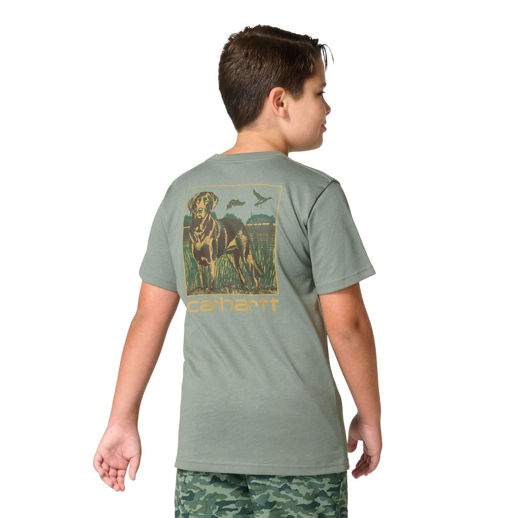 Boys' short sleeve dog tee (child/youth)
