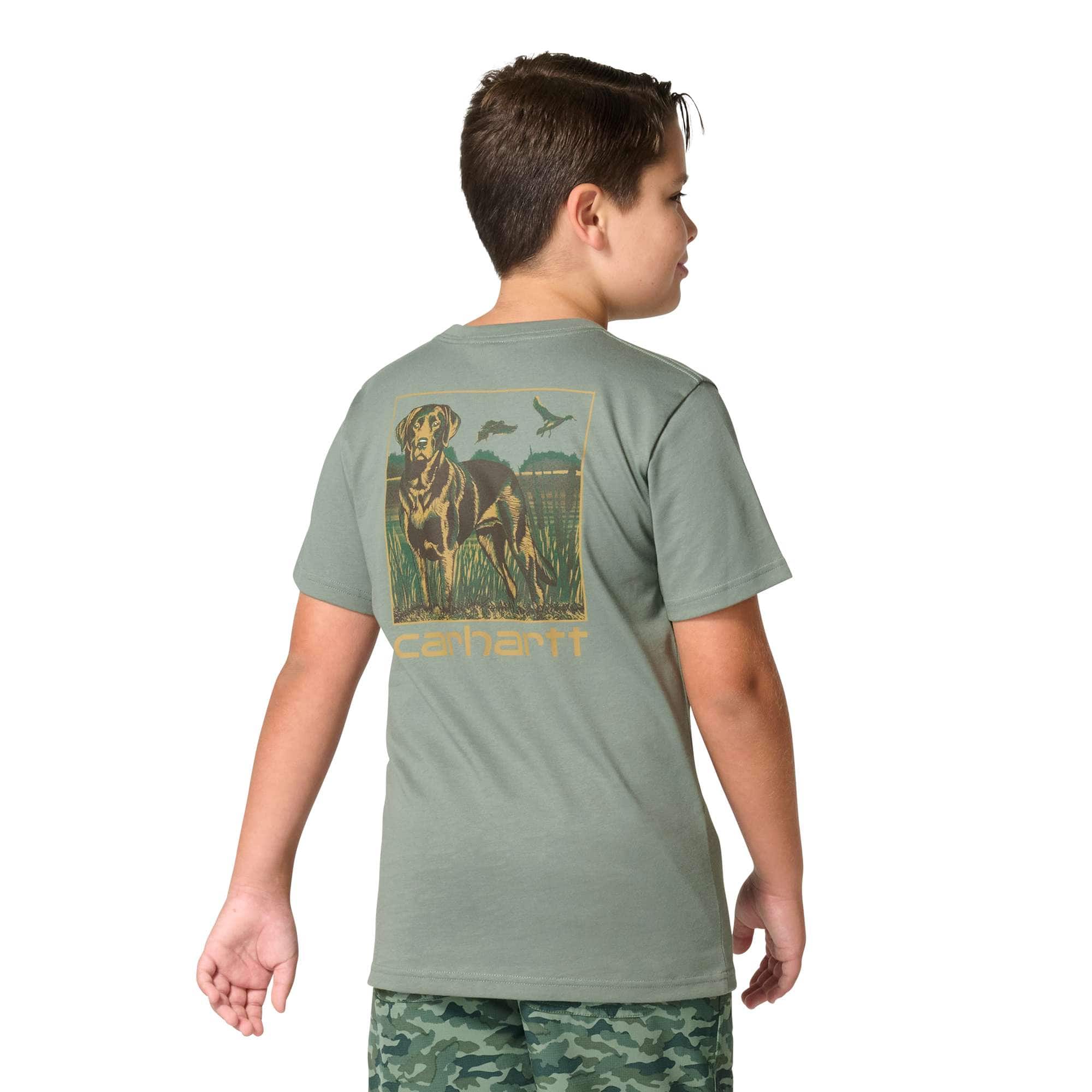 Boys' short sleeve dog tee (child/youth)