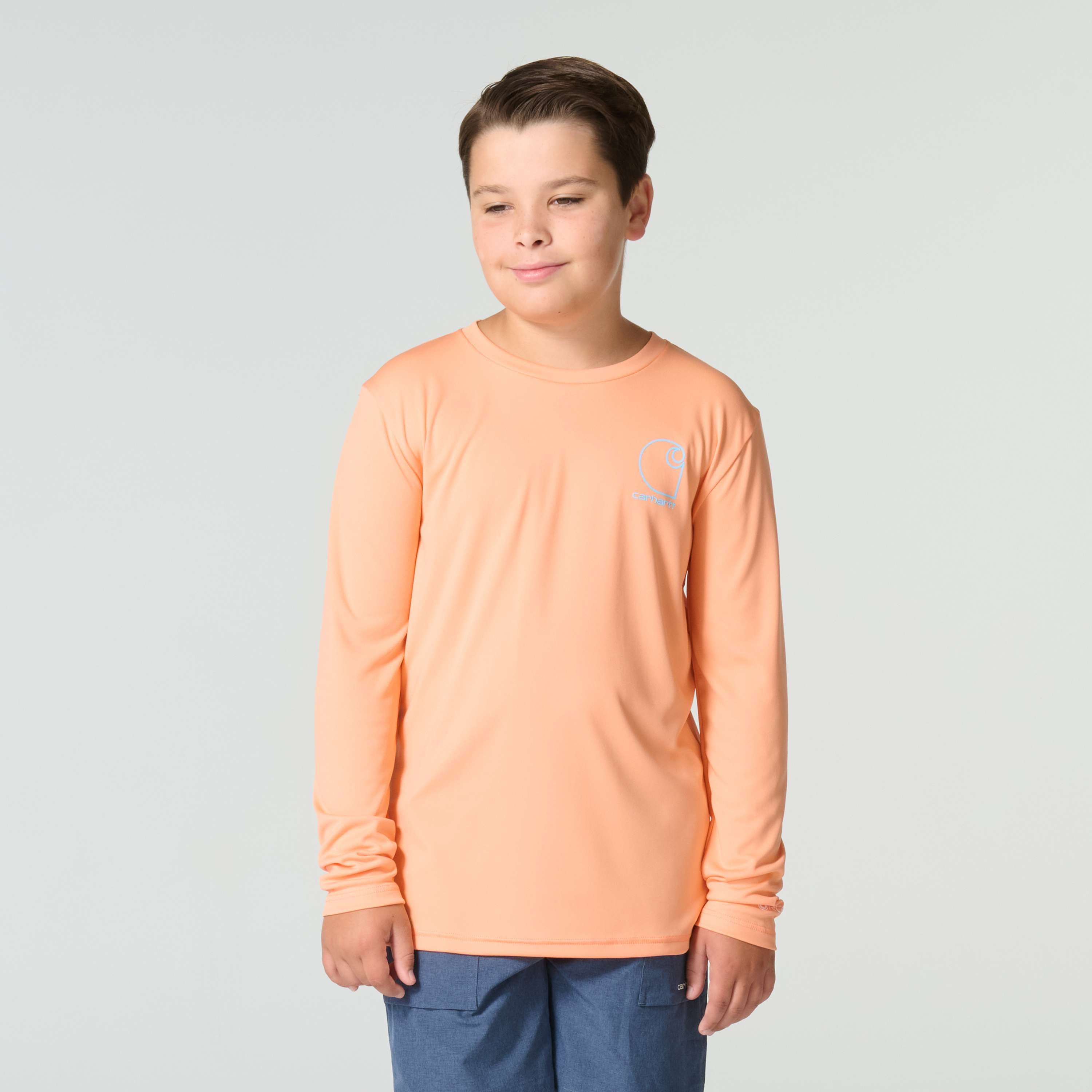 Boys' long sleeve force sun defender™ tee (child/youth)