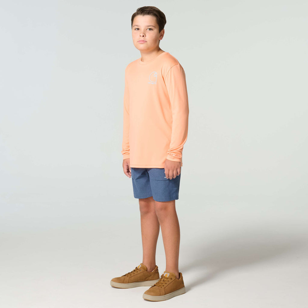 Boys' long sleeve force sun defender™ tee (child/youth)