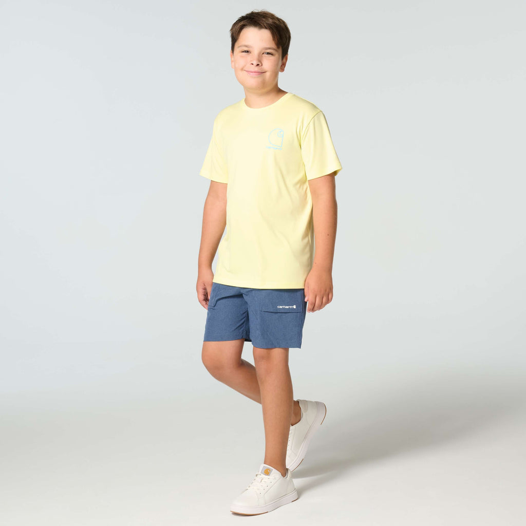 Boys' short sleeve force sun defender™ heather t-shirt (child/toddler)
