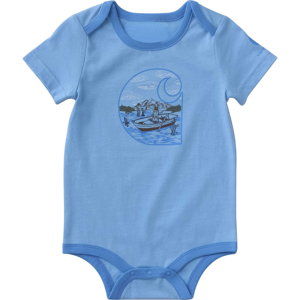 Boys' short sleeve fishing bodysuit (baby)
