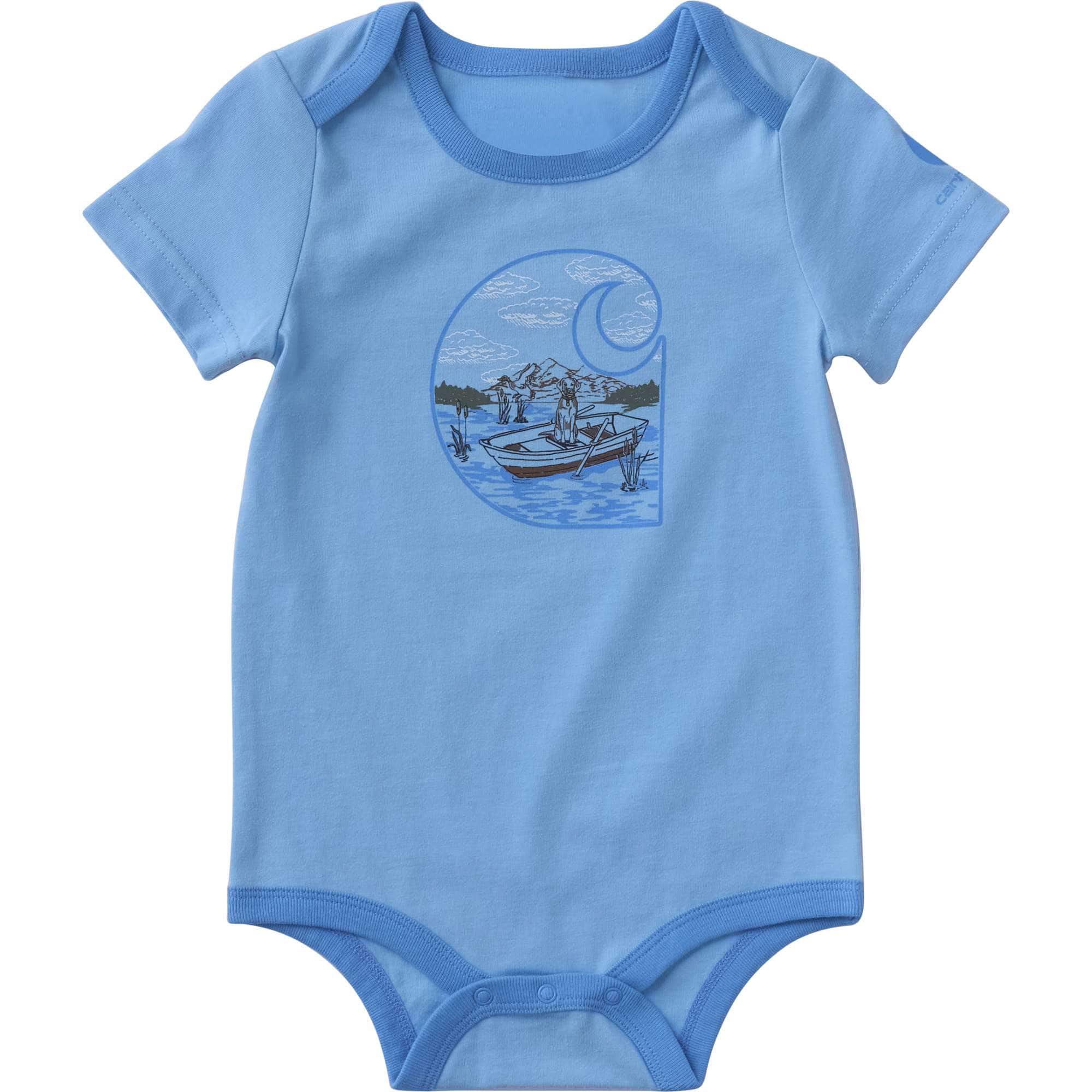 Boys' short sleeve fishing bodysuit (baby)