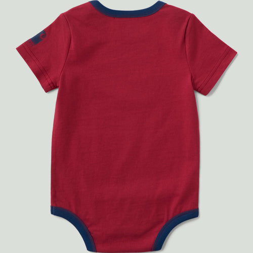 Boys' short sleeve camping bodysuit (baby)