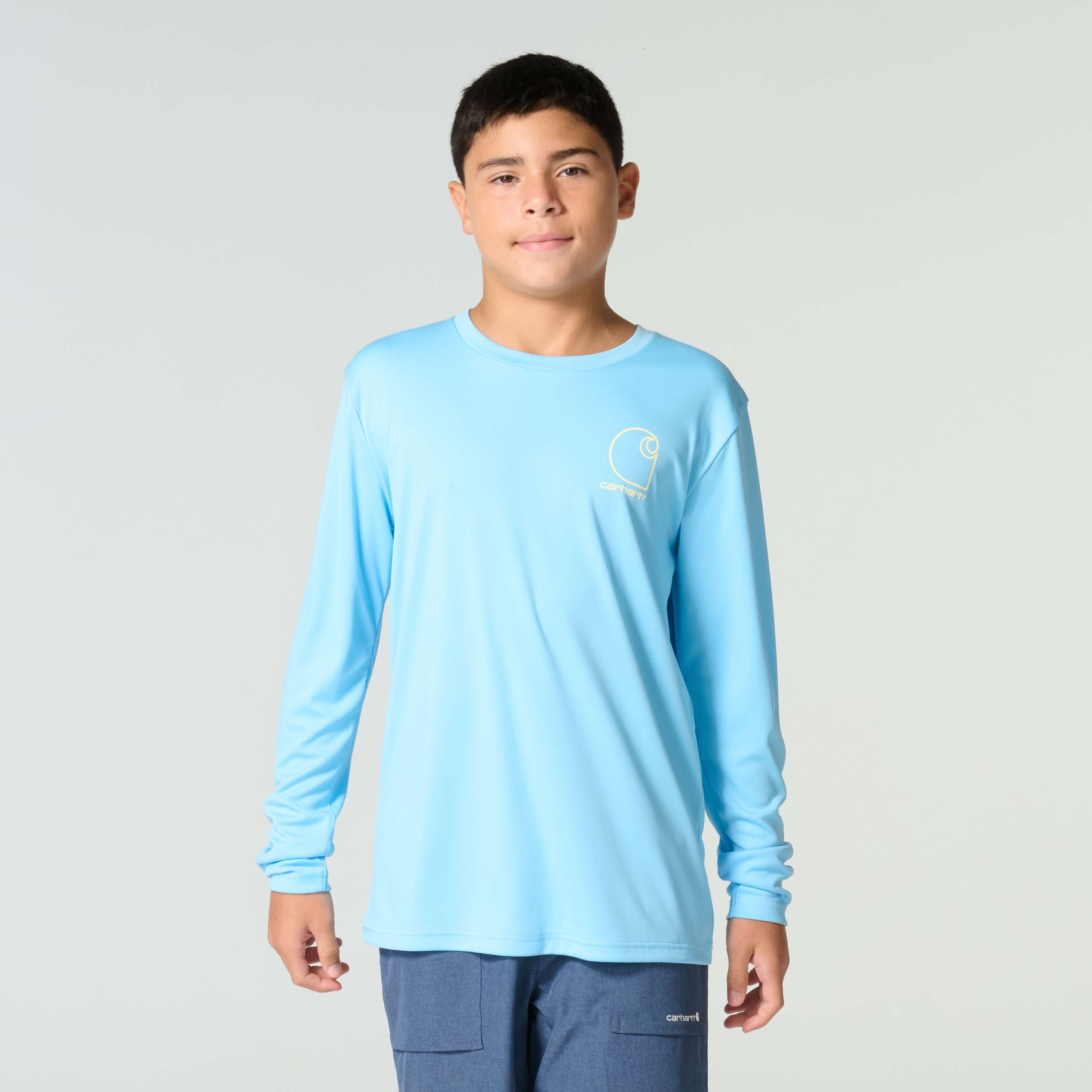 Boys' long sleeve force sun defender™ tee (child/youth)