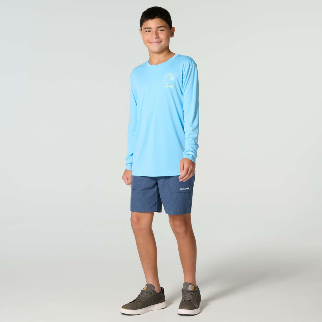 Boys' long sleeve force sun defender™ tee (child/youth)