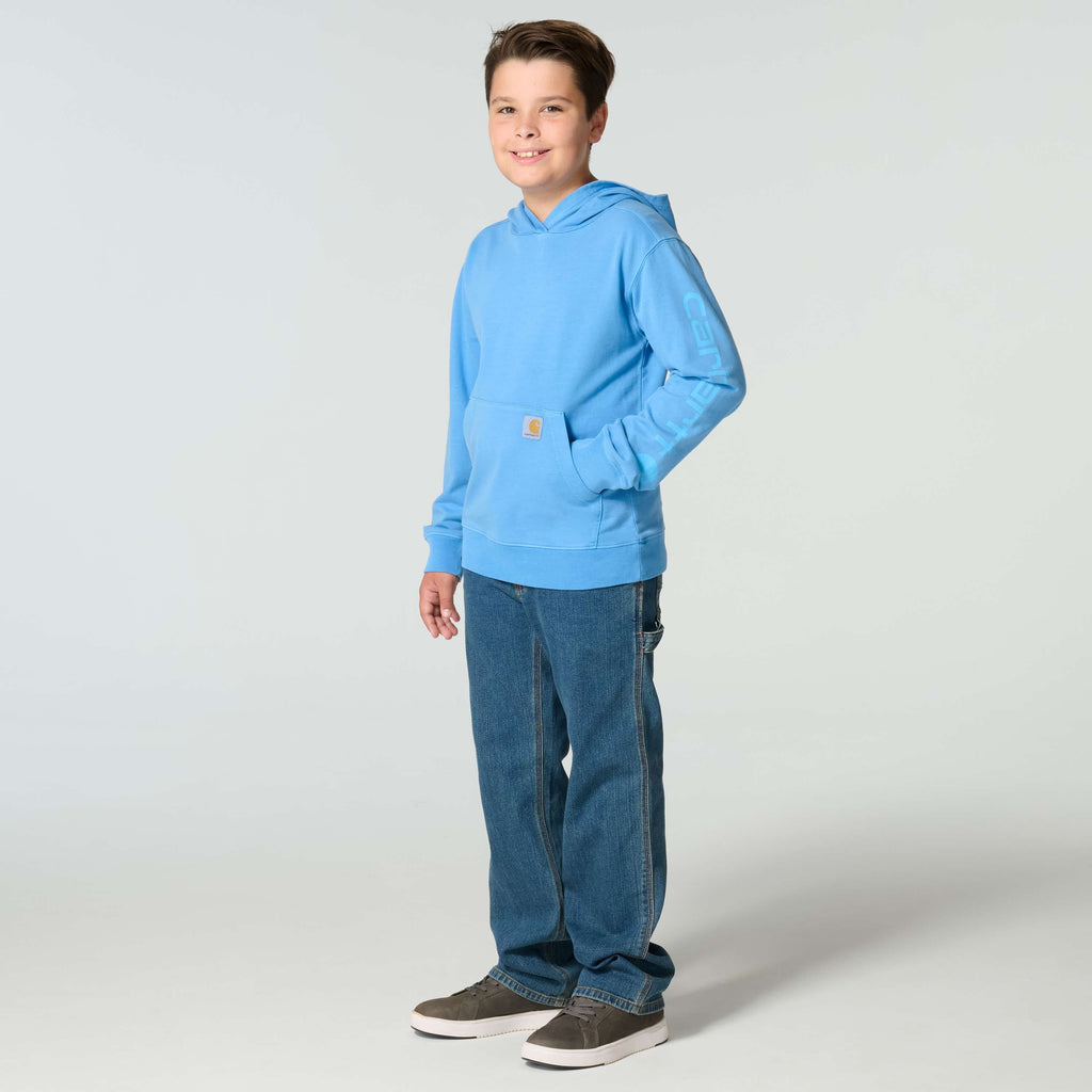 Boys' long sleeve re-engineered garment dye sweatshirt (child/youth)