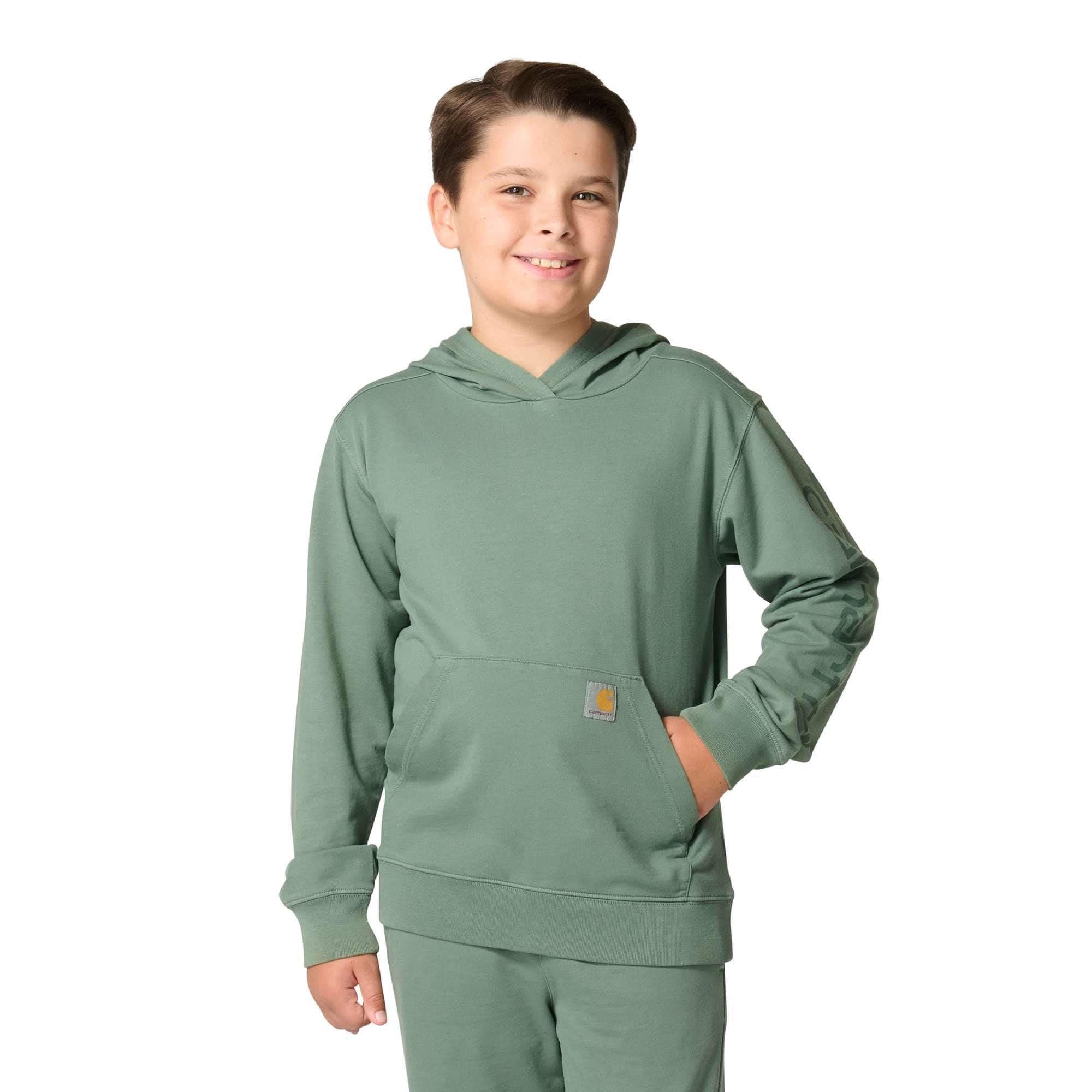 Boys' long sleeve re-engineered garment dye sweatshirt (child/youth)