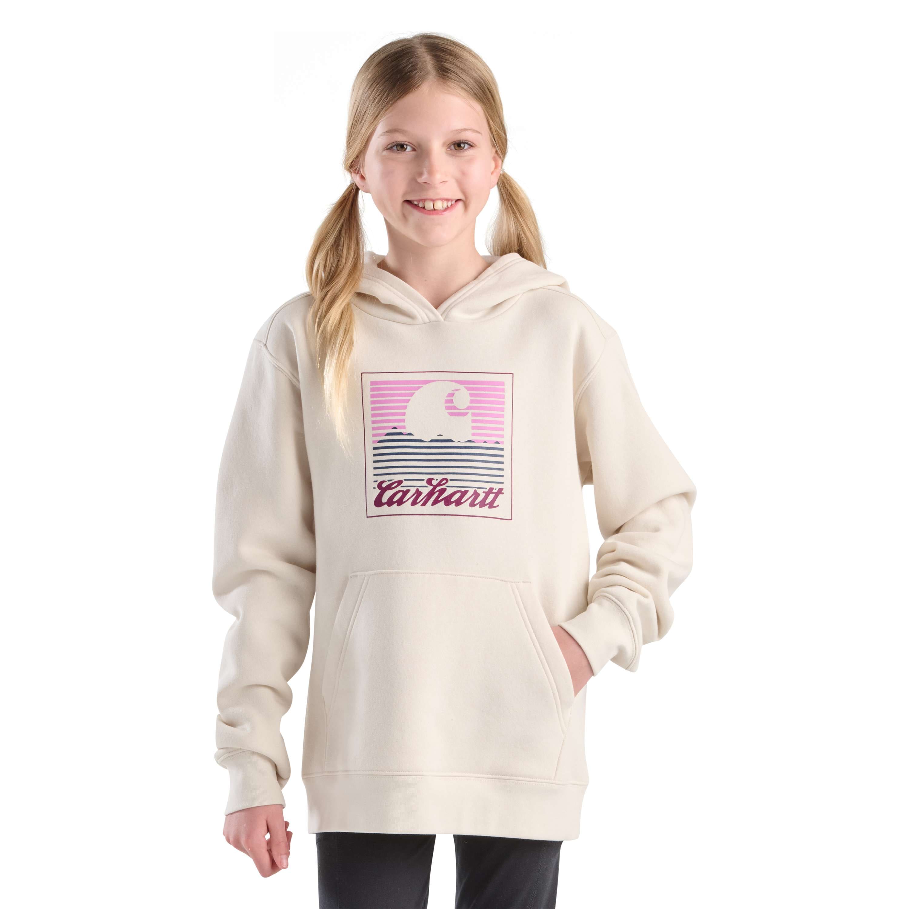Girls' long sleeve graphic sweatshirt (toddler/child/youth)