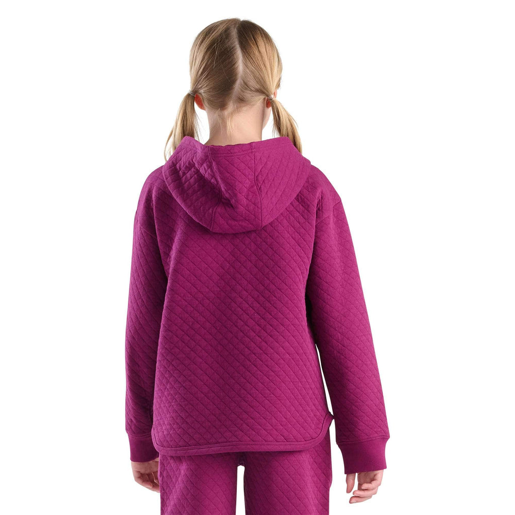 Girls' long sleeve quilted jersey half-zip sweatshirt (child/youth)
