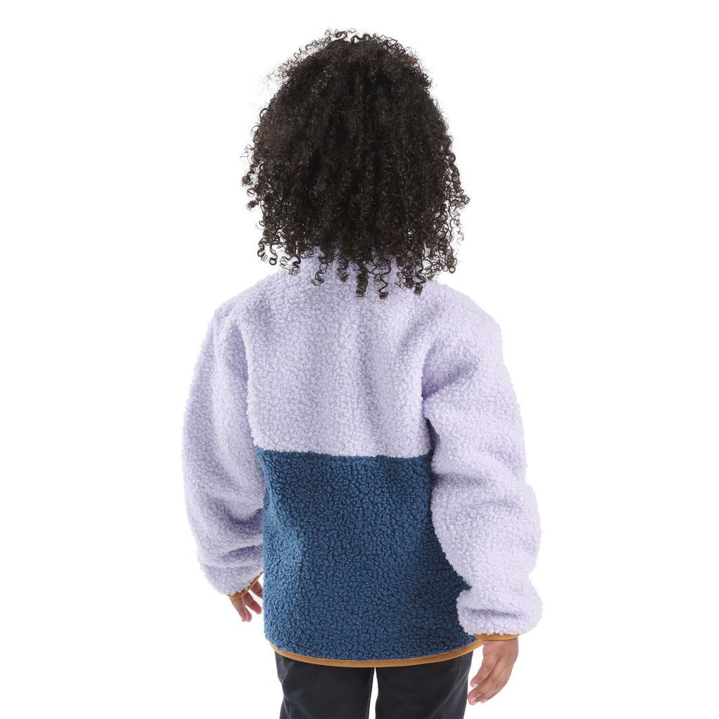 Girls' long sleeve fleece quarter-zip sweatshirt (toddler/child/youth)