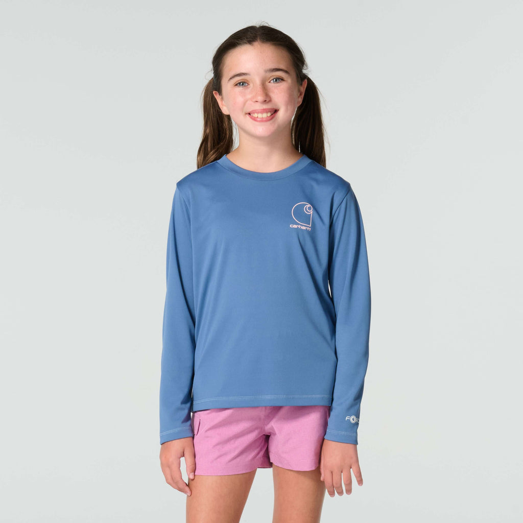 Girls' long sleeve force sun defender™ t-shirt (child/youth)