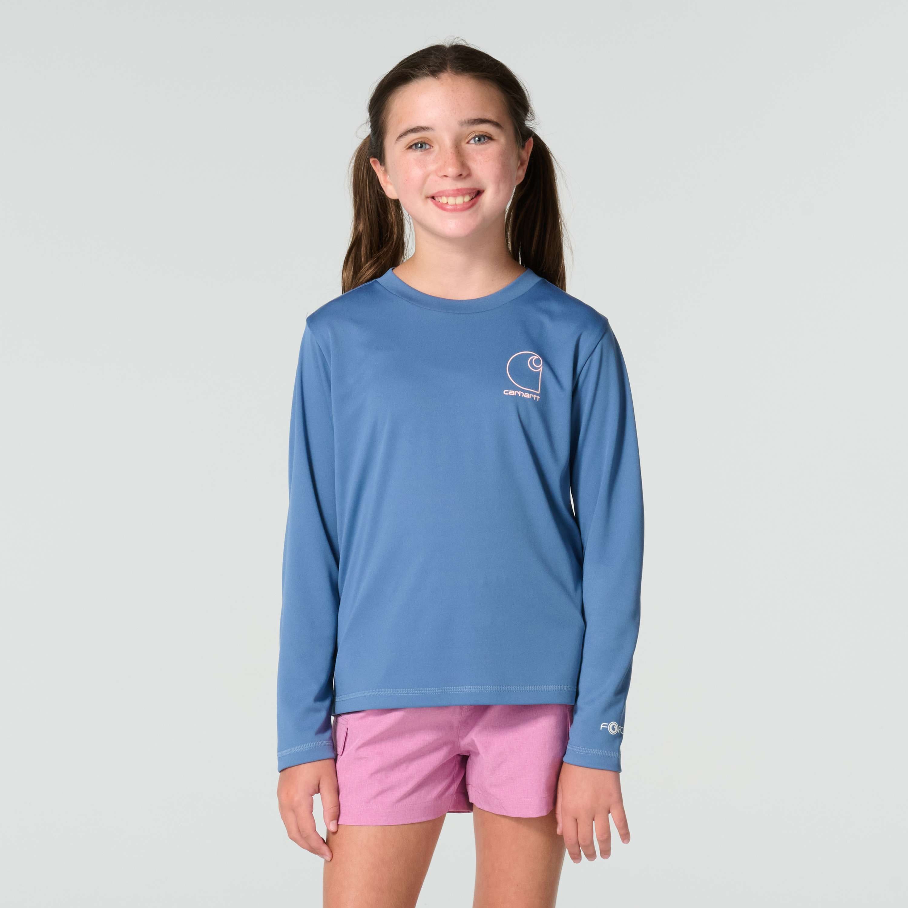 Girls' long sleeve force sun defender™ t-shirt (child/youth)
