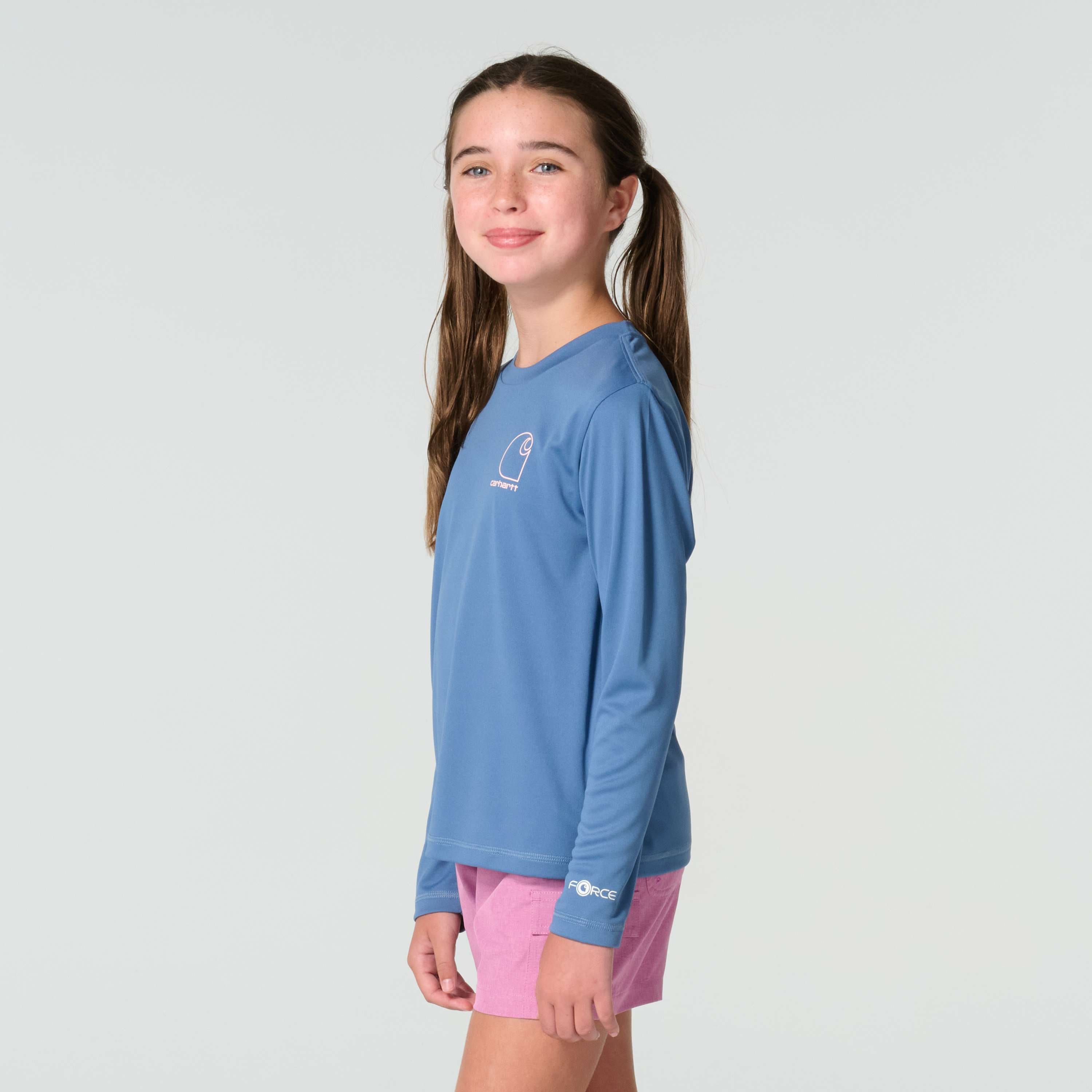 Girls' long sleeve force sun defender™ t-shirt (child/youth)