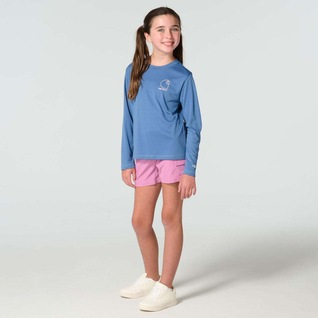 Girls' long sleeve force sun defender™ t-shirt (child/youth)