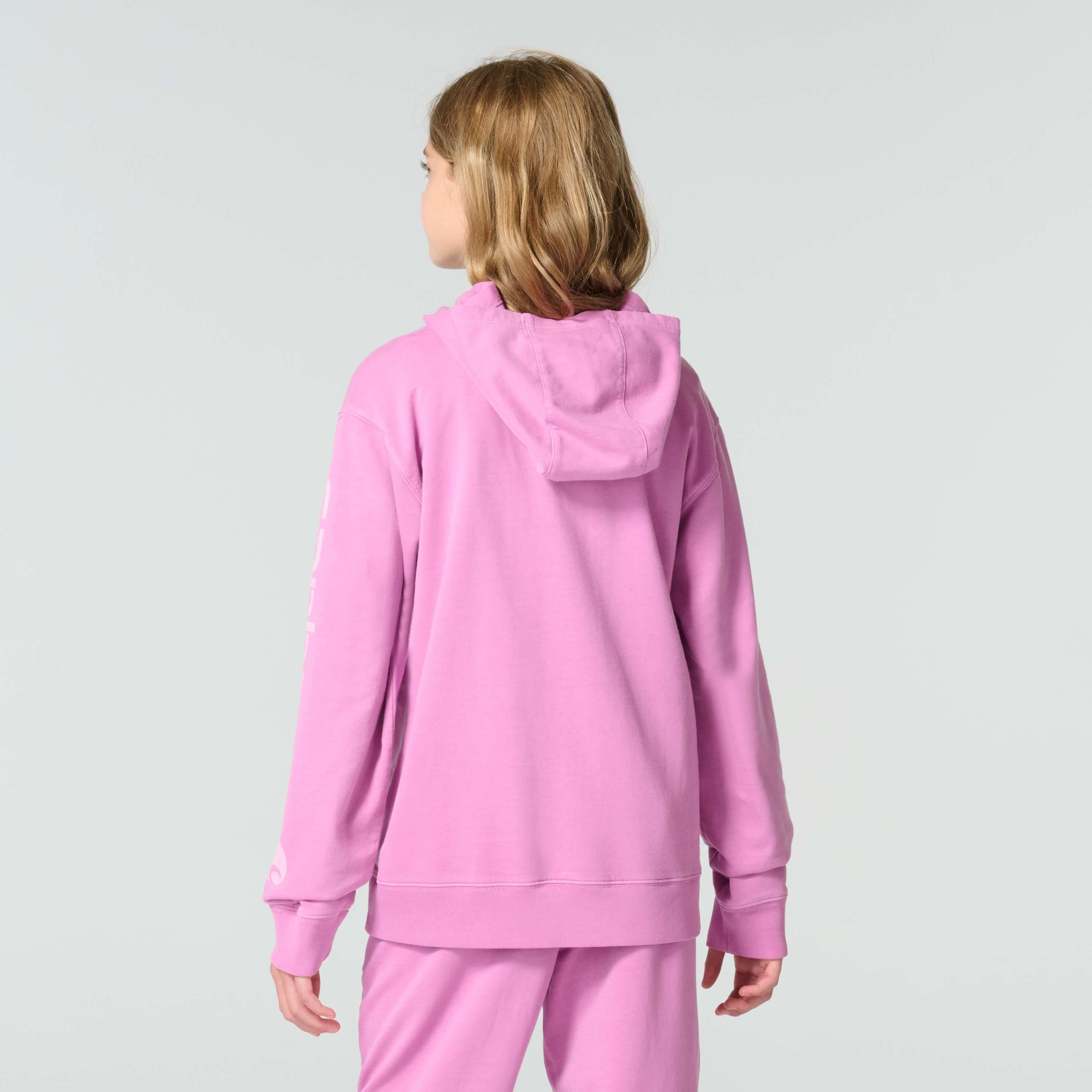 Girls' long sleeve re-engineered garment dye sweatshirt (child/youth)