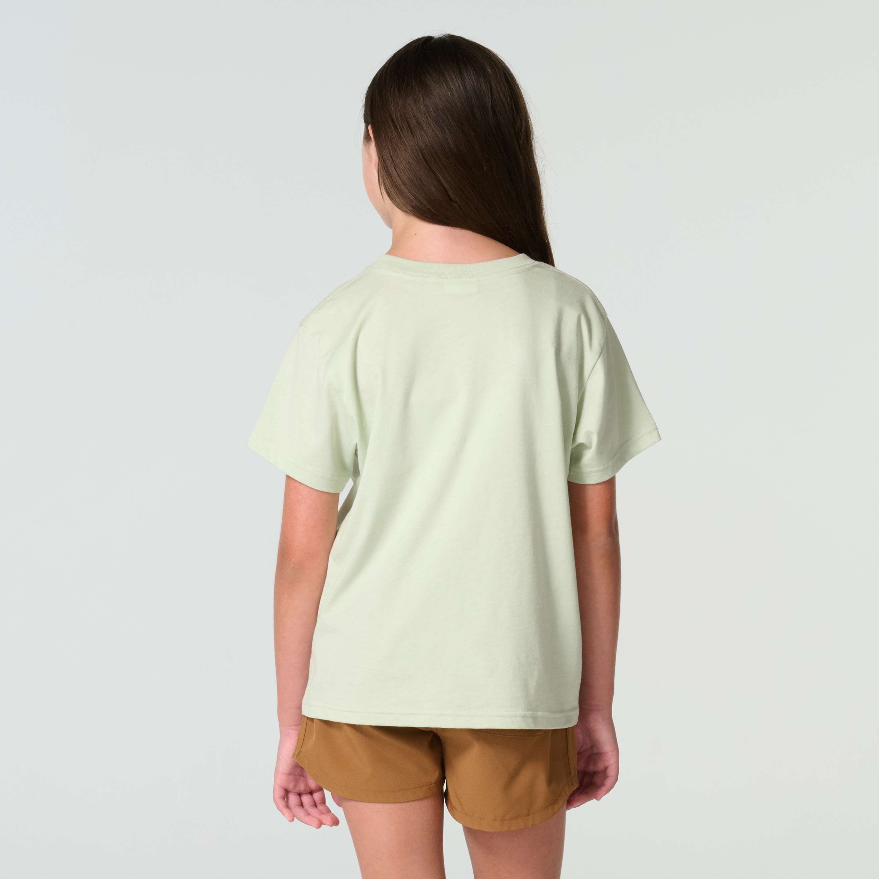 Girls' short sleeve garden pocket t-shirt (child/toddler/youth)
