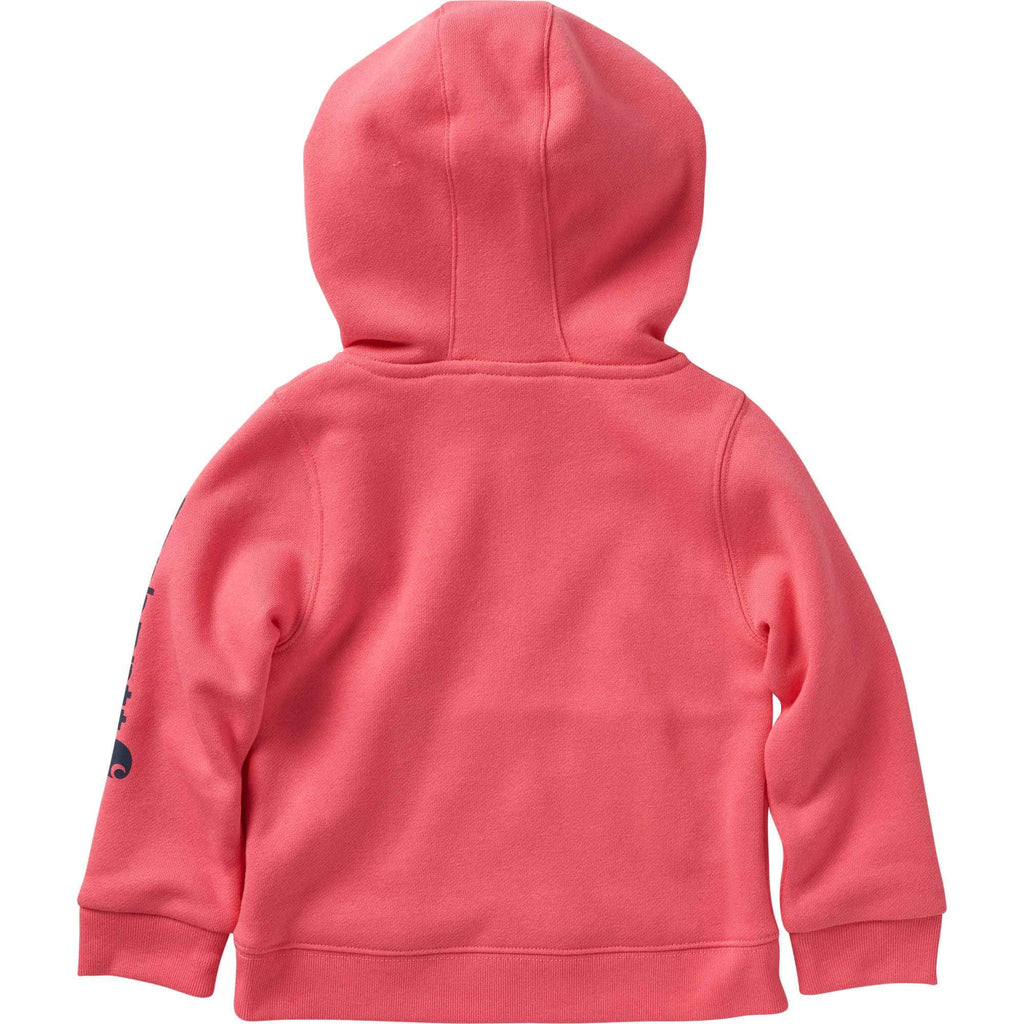 Girls' long-sleeve half-zip sweatshirt (baby/toddler)