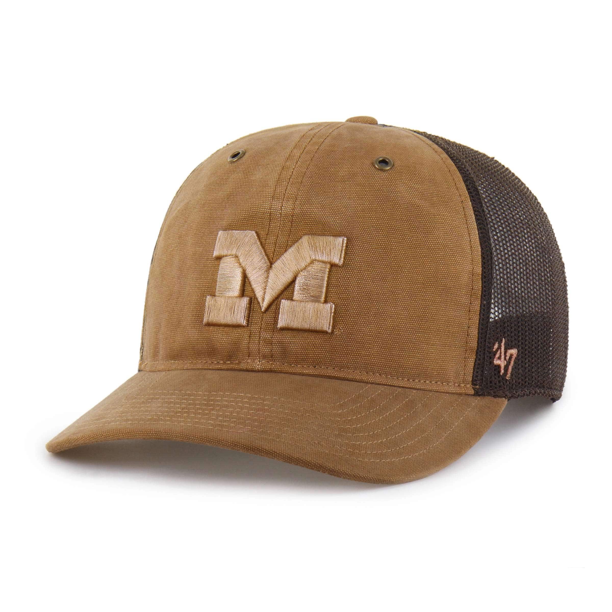 Michigan wolverines '47 dyed trucker relaxed fit