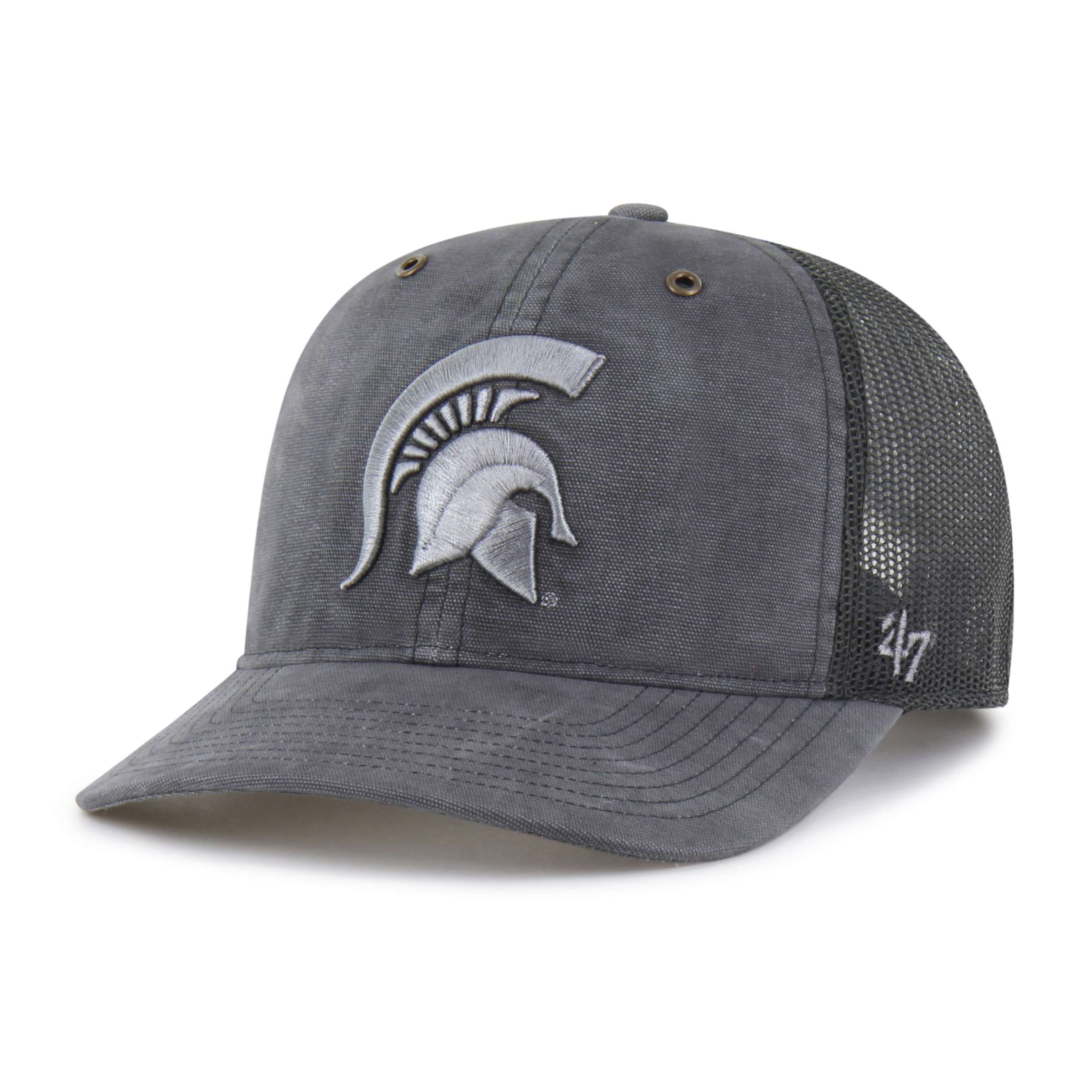 Michigan state spartans '47 dyed trucker relaxed fit