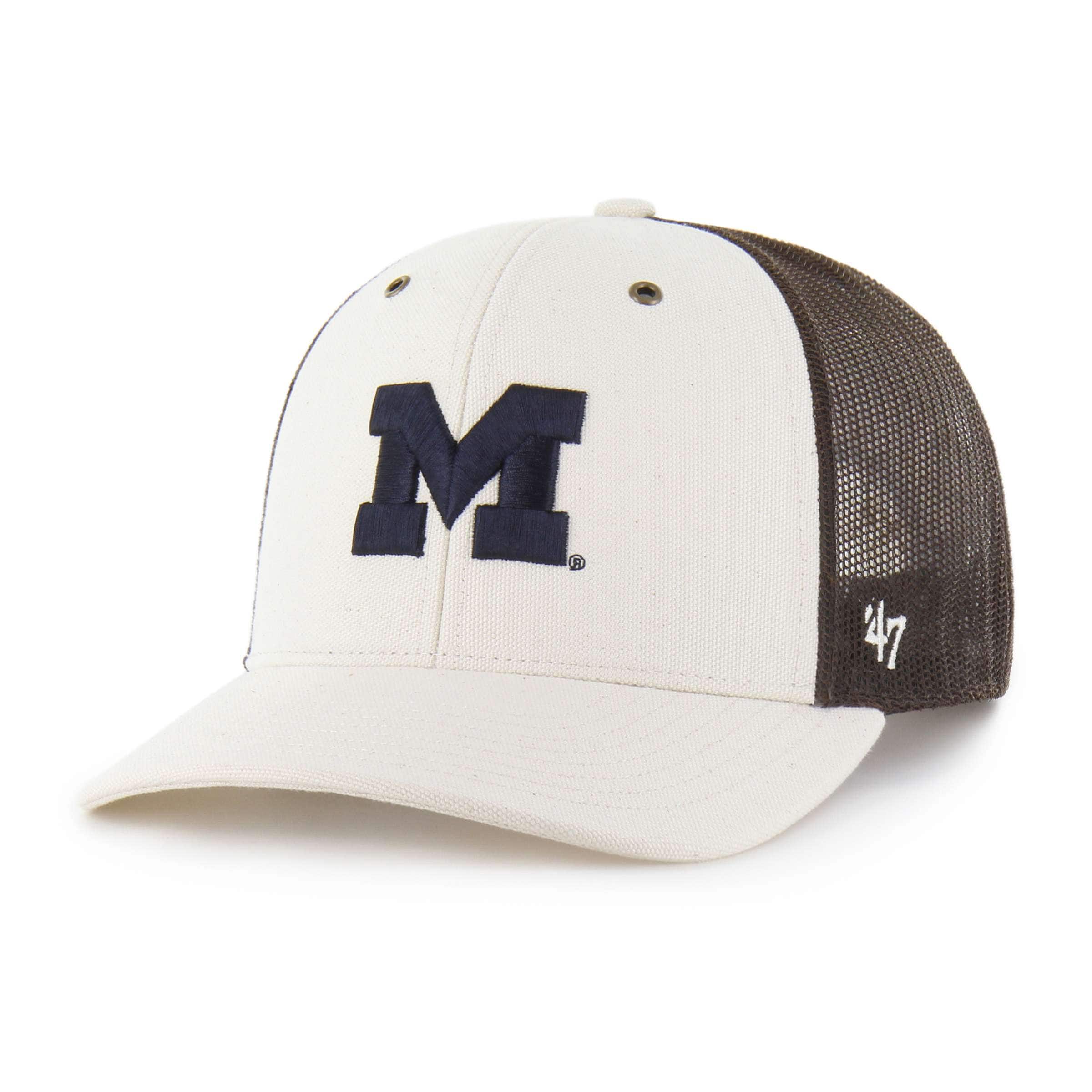 Michigan wolverines '47 undyed trucker