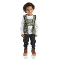 Boys' 3-piece camo vest, long-sleeve t-shirt & pant set (toddler)