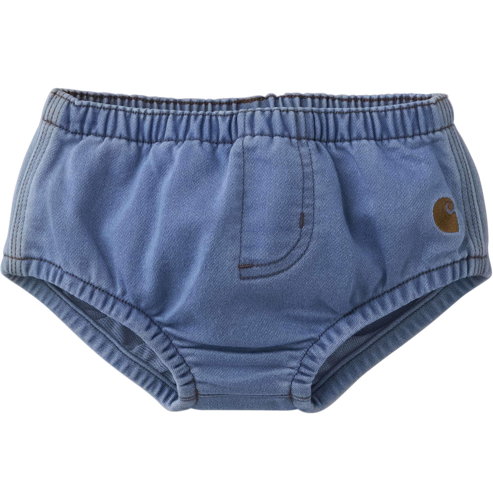 Kids' elastic waistband rugged flex™ denim diaper cover (baby)