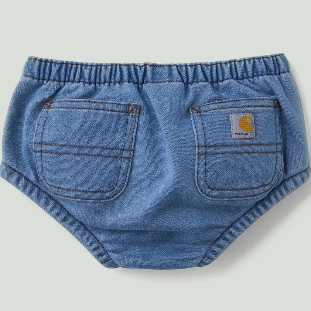 Kids' elastic waistband rugged flex™ denim diaper cover (baby)