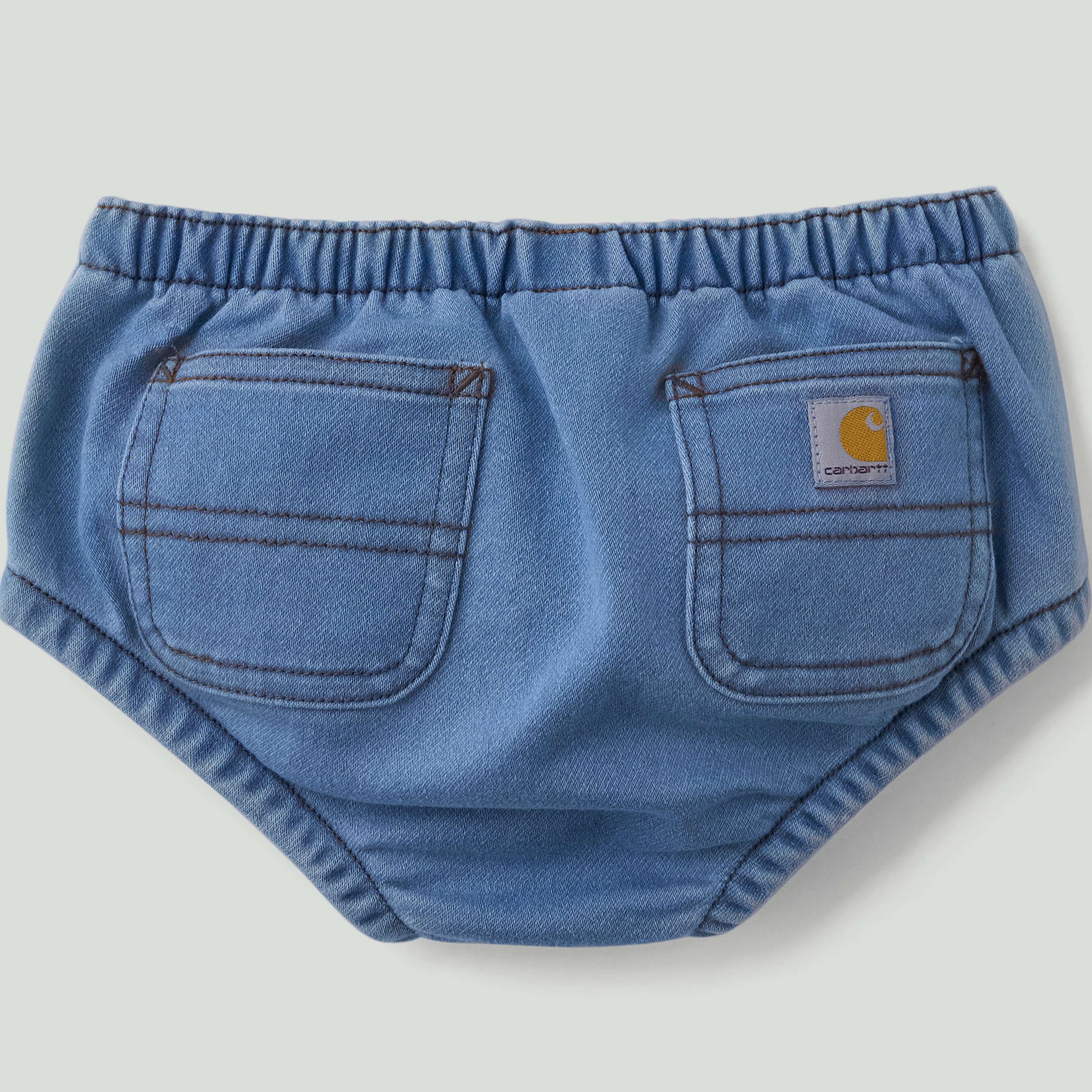 Kids' elastic waistband rugged flex™ denim diaper cover (baby)
