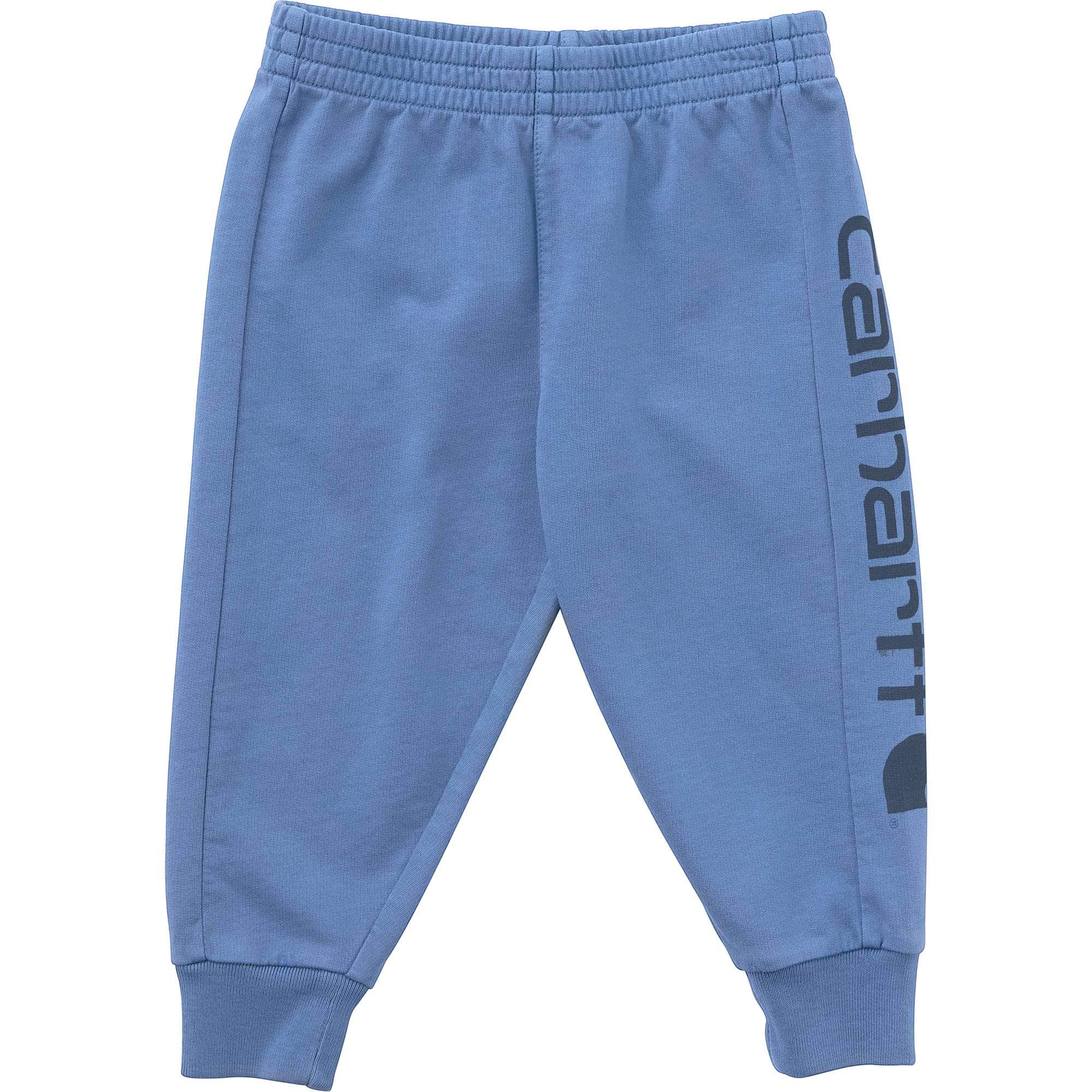 Boys' elastic waistband re-engineered garment dye logo sweatpant (baby/toddler)