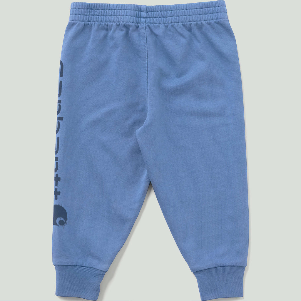 Boys' elastic waistband re-engineered garment dye logo sweatpant (baby/toddler)